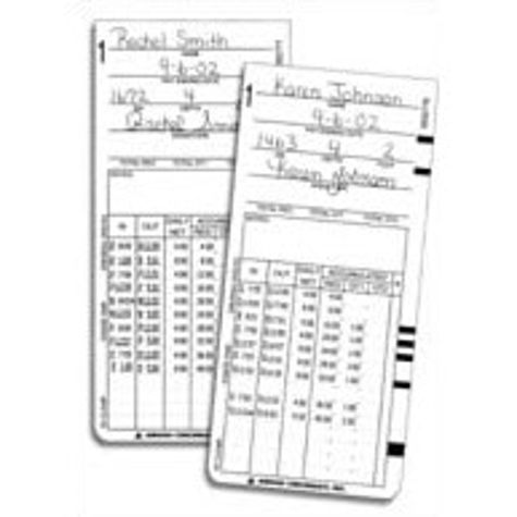 Computerized Time Cards - MRX-35