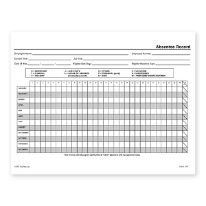 Absentee Record Form